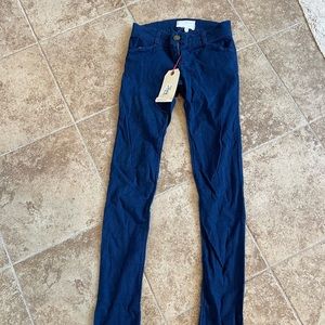 Current/Elliott Women’s Skinny Jeans in Dark Blue